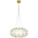 Canada LED 31.5 inch Gold Chandelier Ceiling Light